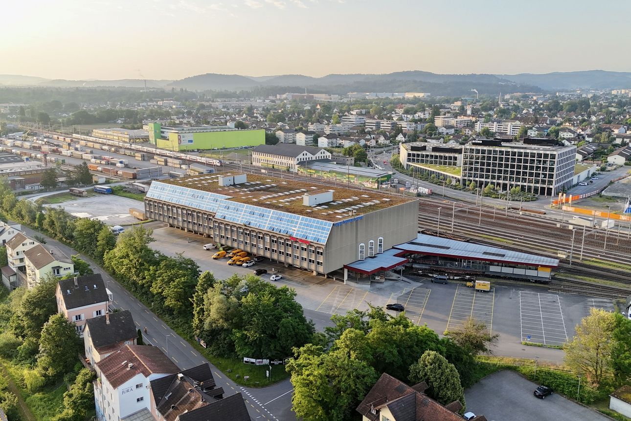 Drohnenaufnahme smARTec Logistik Center